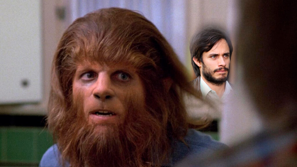 Montagem com Scott Howard (Michael J Fox) de Teen Wolf 1985 e Gael García Bernal