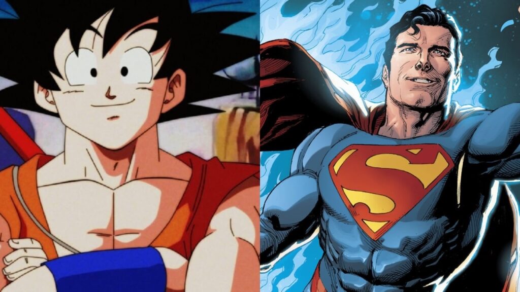Poder de Goku pode derrotar até o Superman Goku / Superman (Reprodução)