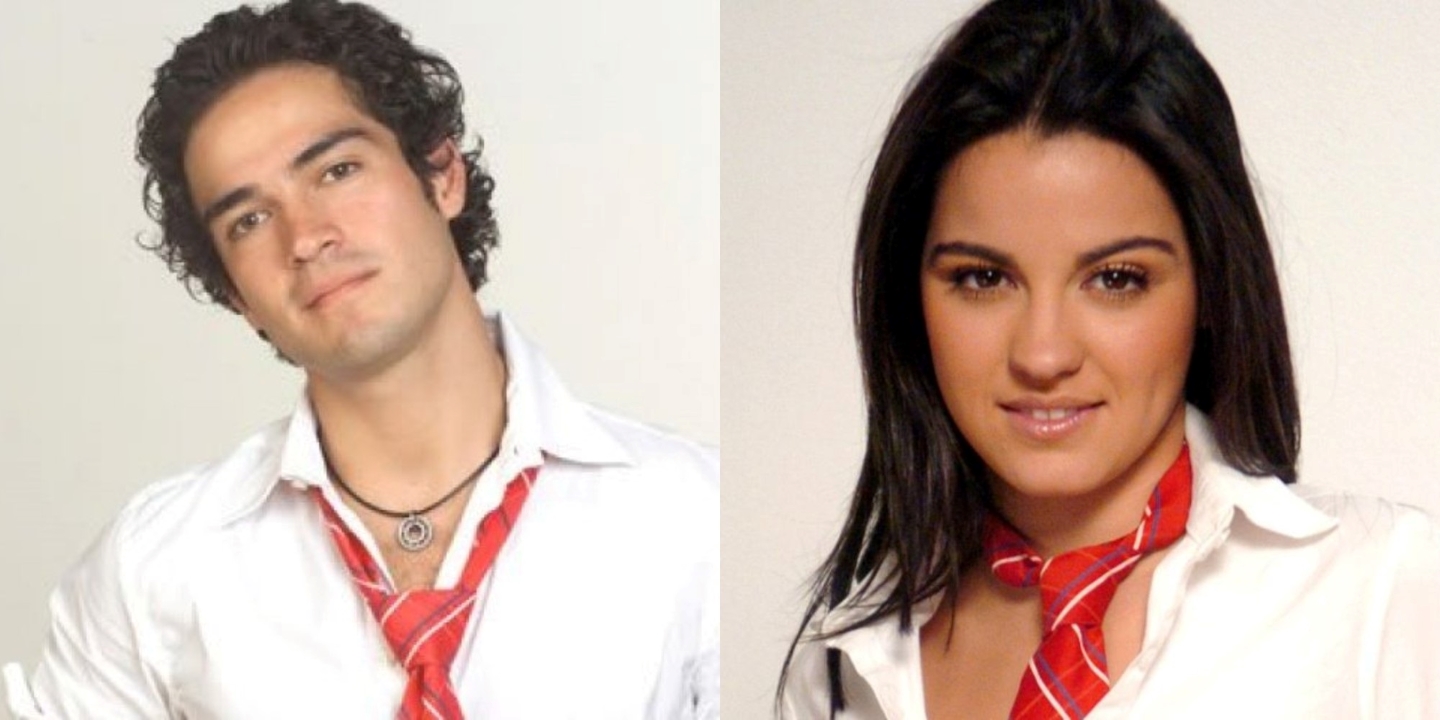 Miguel (Alfonso Herrera) e Lupita (Maite Perroni) em Rebelde (Reprodução)
