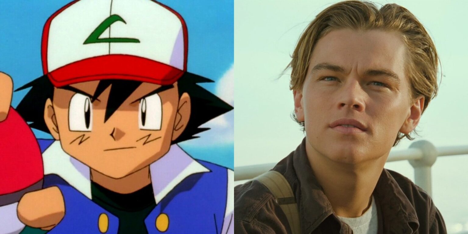 Ash Ketchum / Leonardo DiCaprio (Reprodução)