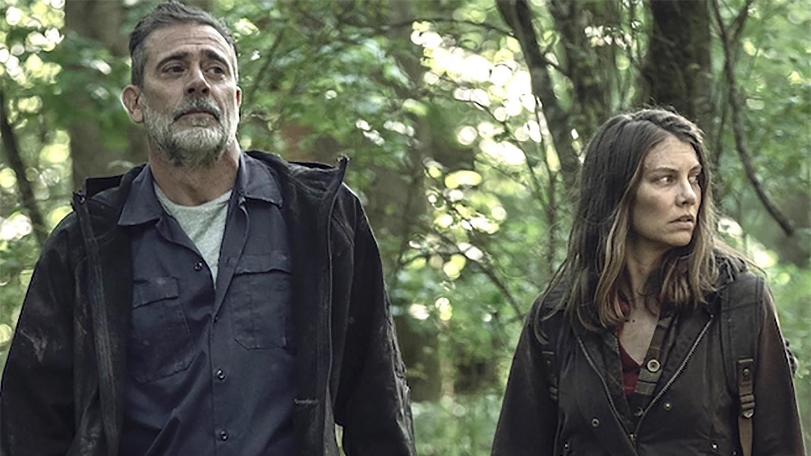 Maggie (Lauren Cohan) and Negan (Jeffrey Dean Morgan) in The Walking Dead (Reproduction)