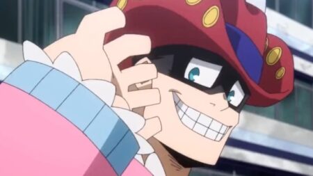 Mr. Smiley em My Hero Academia (Reprodução)