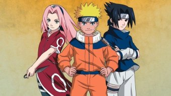 Sakura, Naruto e Sasuke em Naruto (Reprodução)