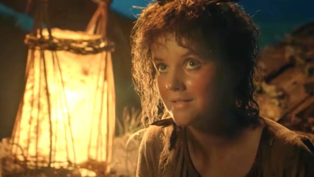 Nori Brandyfoot (Markella Kavenagh) em O Senhor dos Anéis: Os Anéis de Poder (Reprodução)