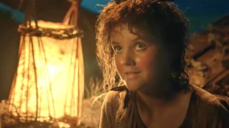 Nori Brandyfoot (Markella Kavenagh) em O Senhor dos Anéis: Os Anéis de Poder (Reprodução)