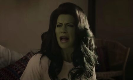 Mulher-Hulk (Tatiana Maslany) em Mulher-Hulk