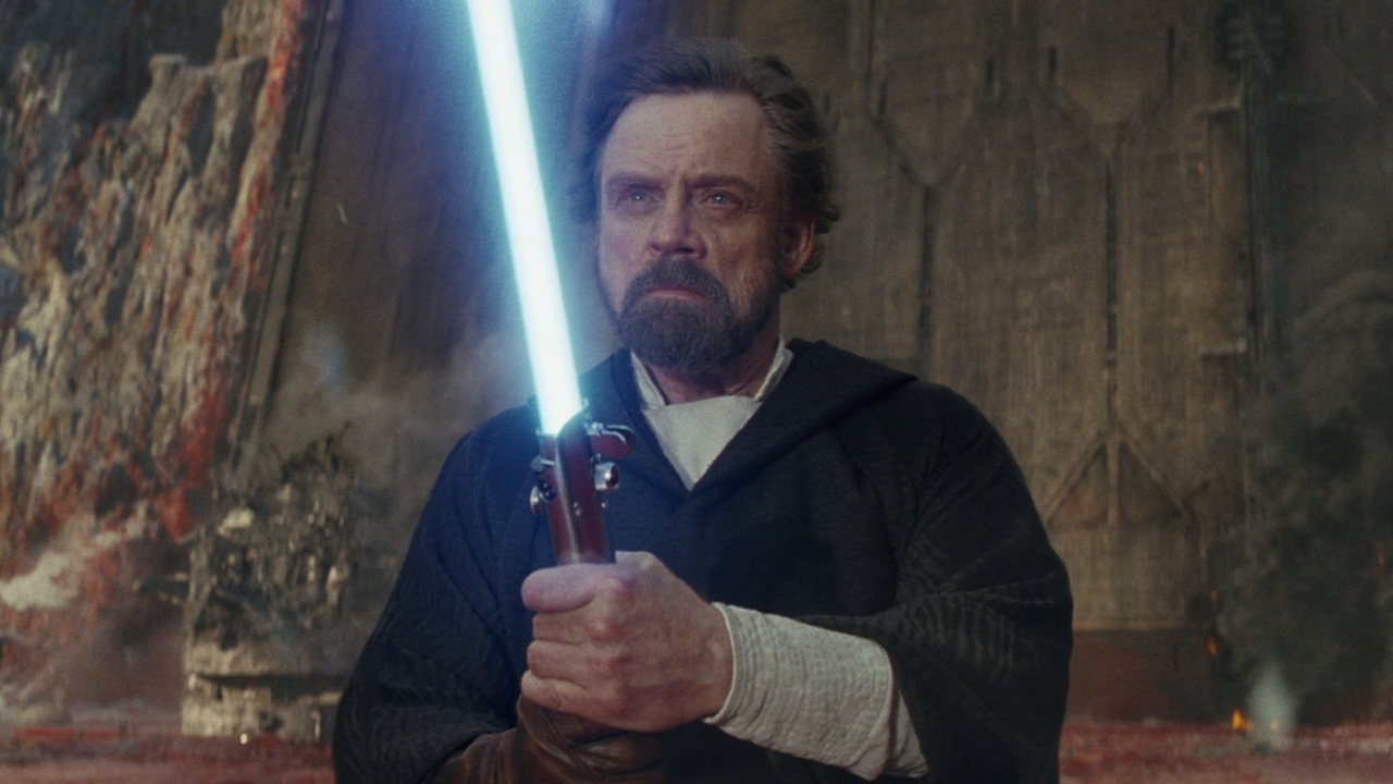 Luke (Mark Hamill) in Star Wars: The Last Jedi (Playback/Lucasfilm)