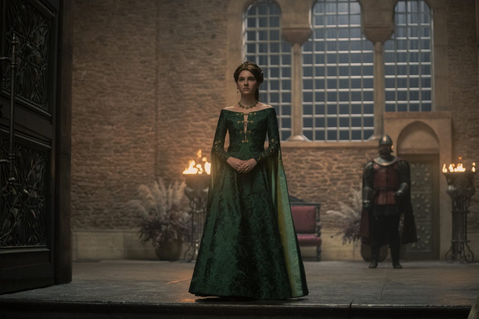 Emily Carey como Alicent em A Casa do Dragão