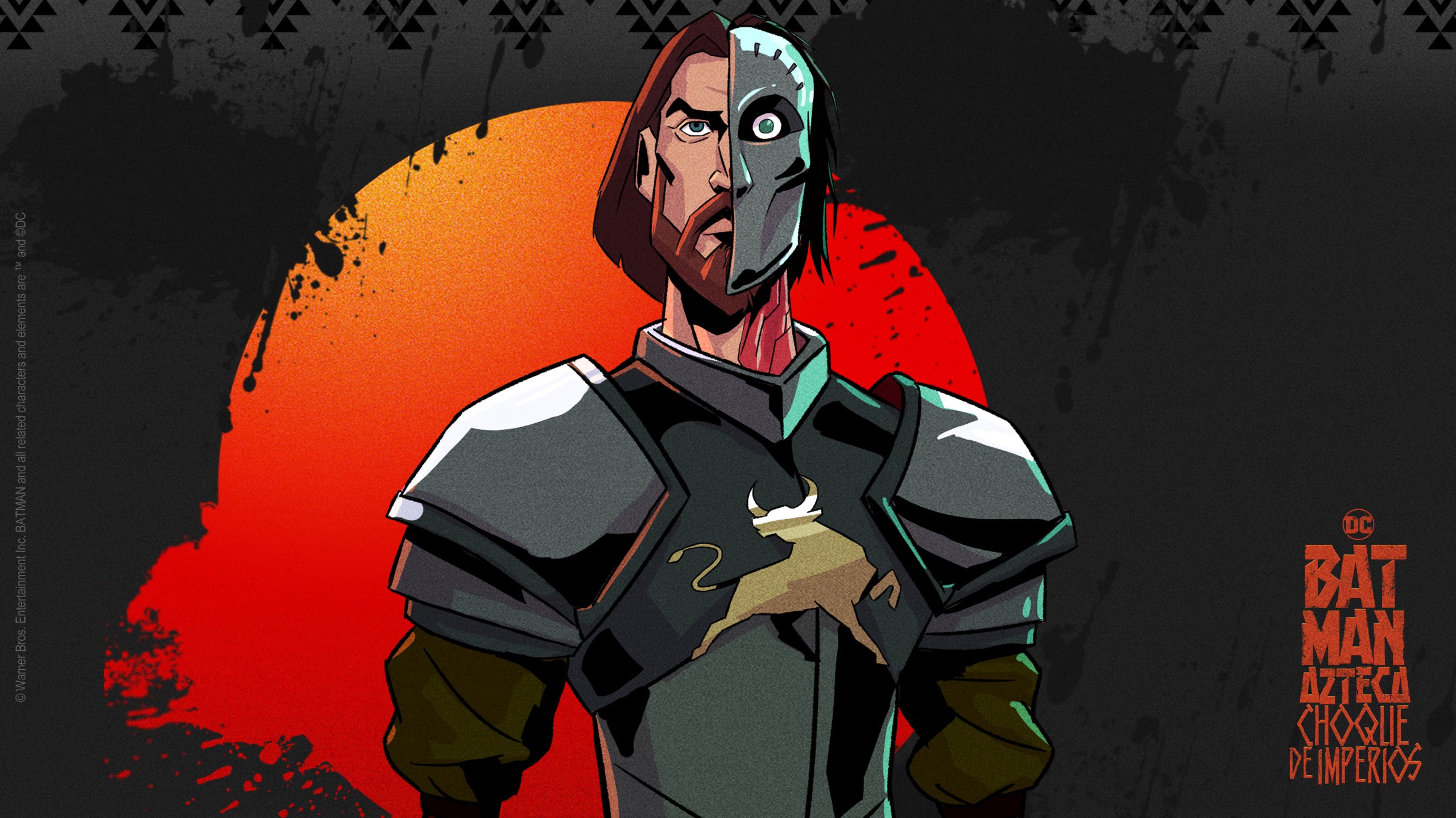 Hernán Cortés (Álvaro Morte) em Batman Azteca: Choque De Impérios