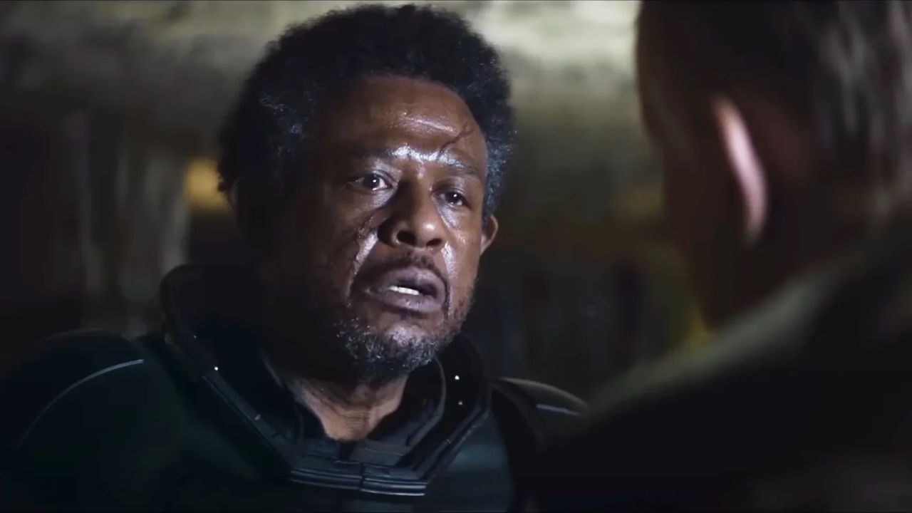 Forest Whitaker como Saw Gerrera em cena de Andor (Reprodução / Disney+)