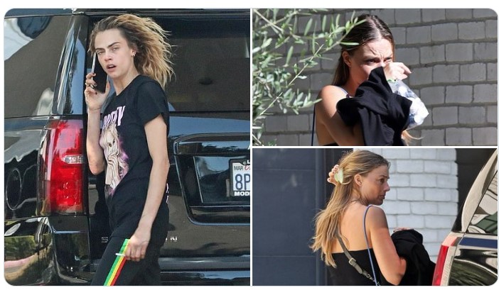 Margot Robbie faz visita a Cara Delevingne e é flagrada visivelmente comovida 1 Captura de tela 2022 09 16 151652