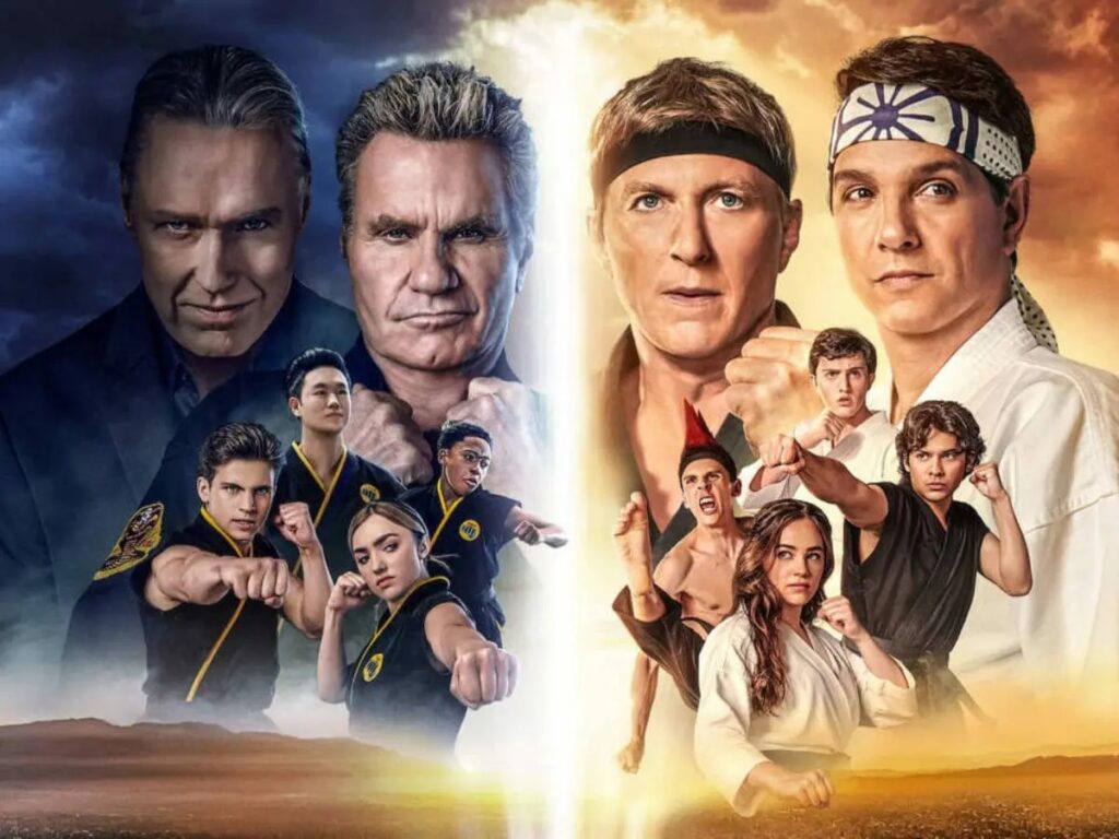 Para evitar fuga de telespectadores Sony faz promessa ousada Cena de Cobra Kai