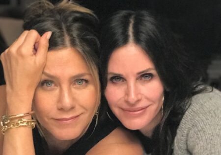 Jennifer Aniston e Courteney Cox Reproducao Instagram