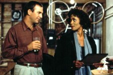 Kevin Costner como Frank e Whitney Houston como Rachel em O Guarda-Costas