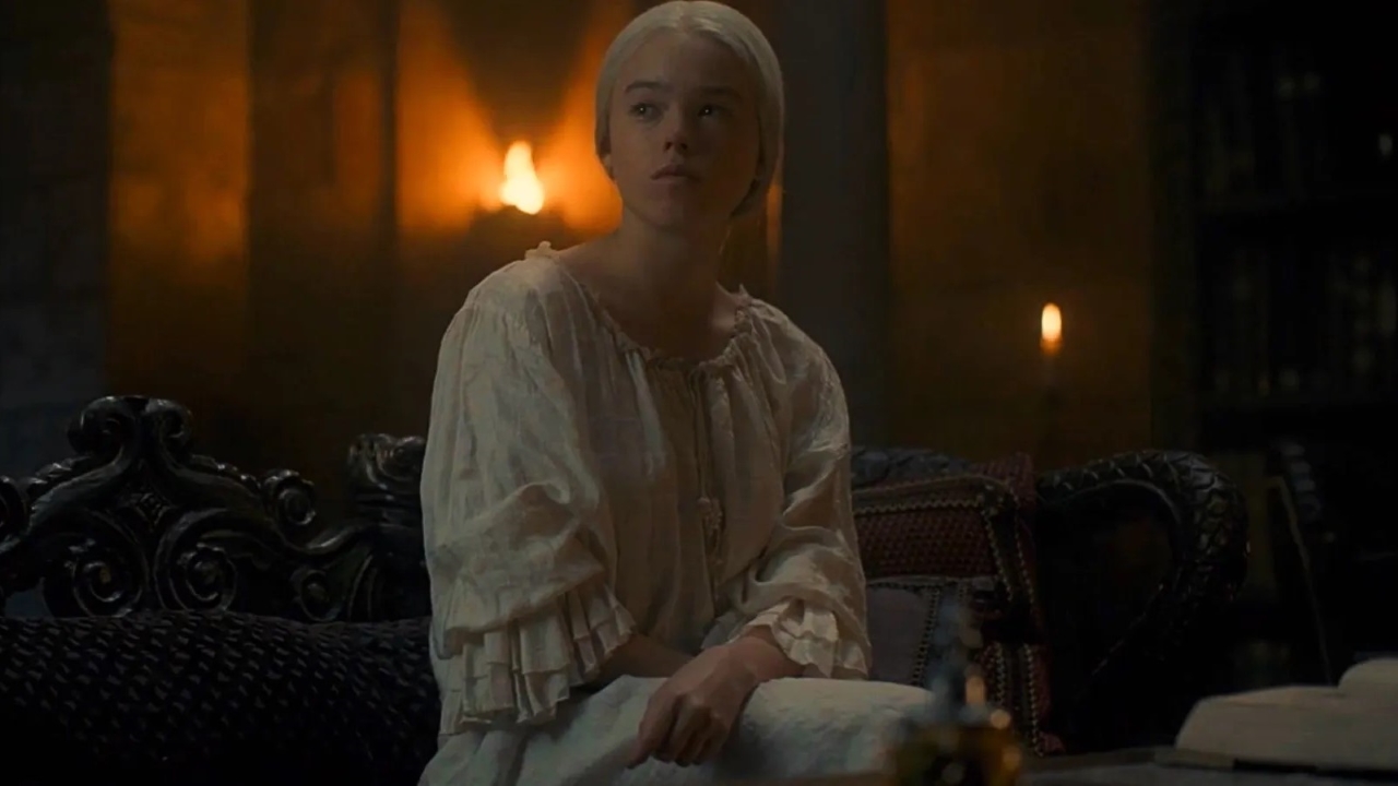 9 decisões e suas consequências do episódio 4 de A Casa do Dragão 3 Rhaenyra (Milly Alcock) em A Casa do Dragão (Reprodução / HBO)