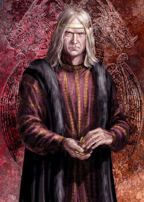 Viserys II nos livros de Game of Thrones 