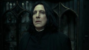 Alan Rickman como Snape em Harry Potter