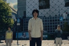 Tao Tsuchiya, Kento Yamazaki e Nijirô Murakami em Alice in Borderland (Reprodução / Netflix)
