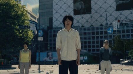 Cinco séries japonesas incríveis para ver na Netflix Tao Tsuchiya, Kento Yamazaki e Nijirô Murakami em Alice in Borderland (Reprodução / Netflix)