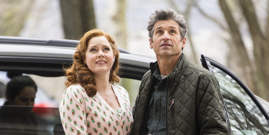 Desencantada | Giselle e Robert voltam em novo trailer da sequência Giselle (Amy Adams) e Robert (Patrick Dempsey) em Desencantada