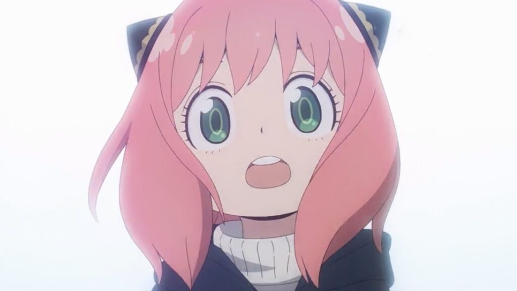 Fã cria crossover super fofo entre Spy x Family e Chainsaw Man Anya em Spy x Family (Reprodução / Crunchyroll)