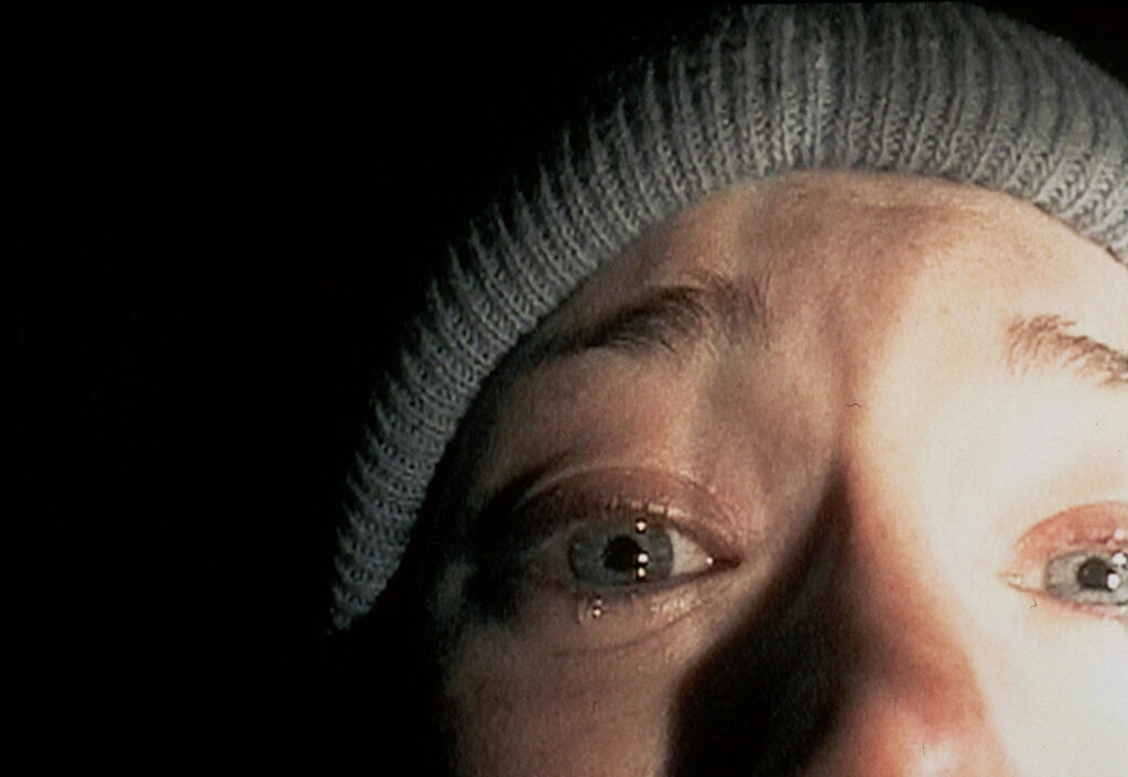 Heather Donahue é ela mesma em A Bruxa de Blair (Reprodução)