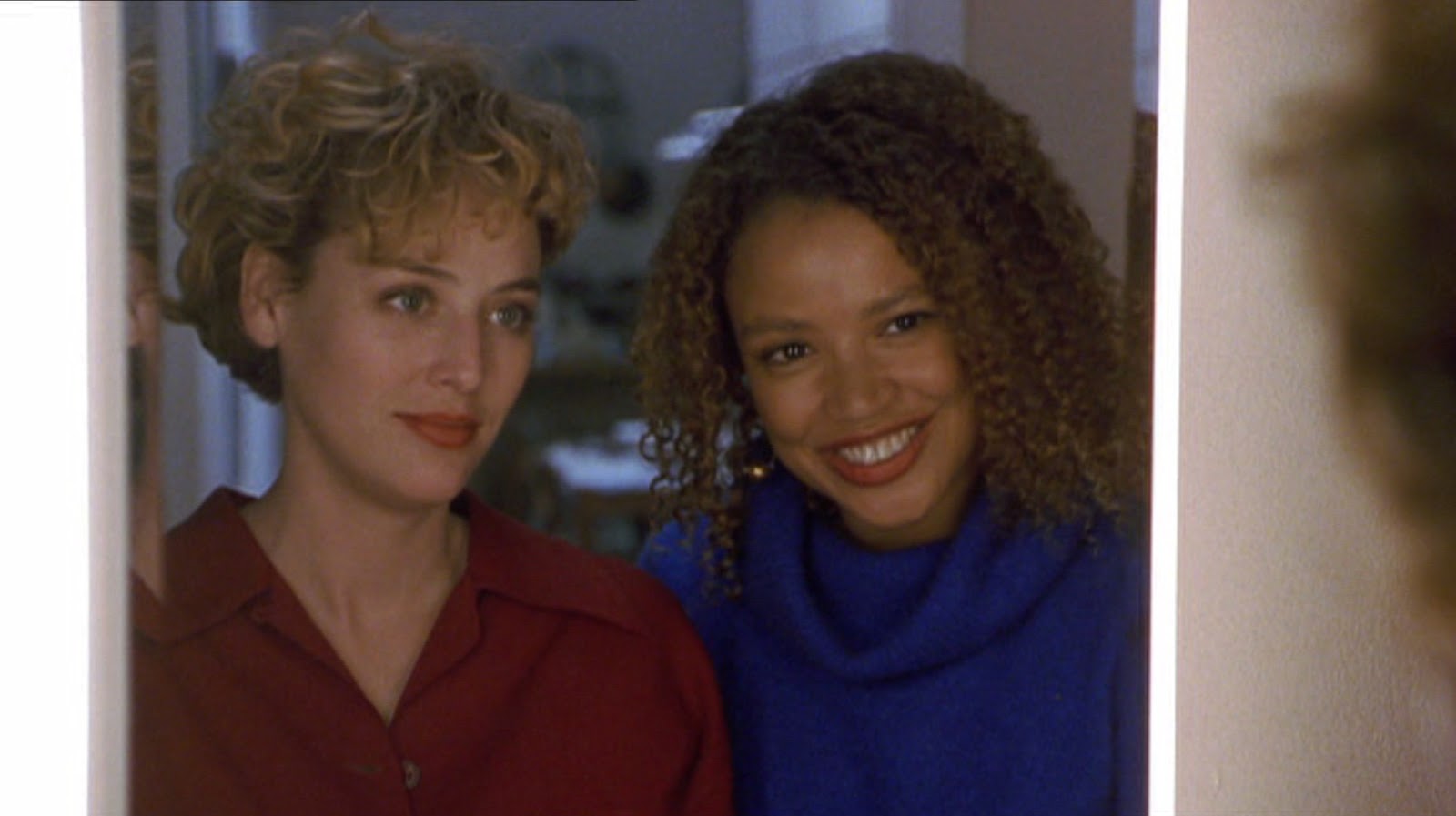Virgina Madsen is Helen and Kasi Lemmons is Bernie in Candyman (Reproduction)