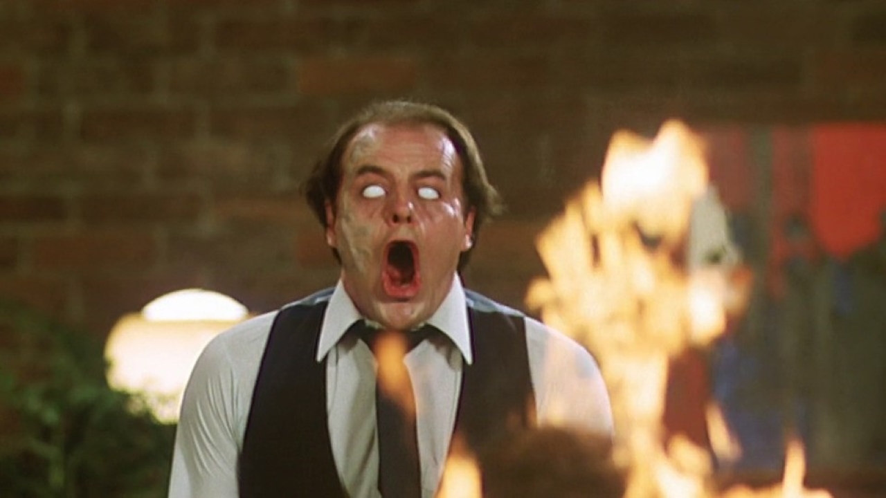 Darryl Revok (Michael Ironside) em Scanners (Reprodução)