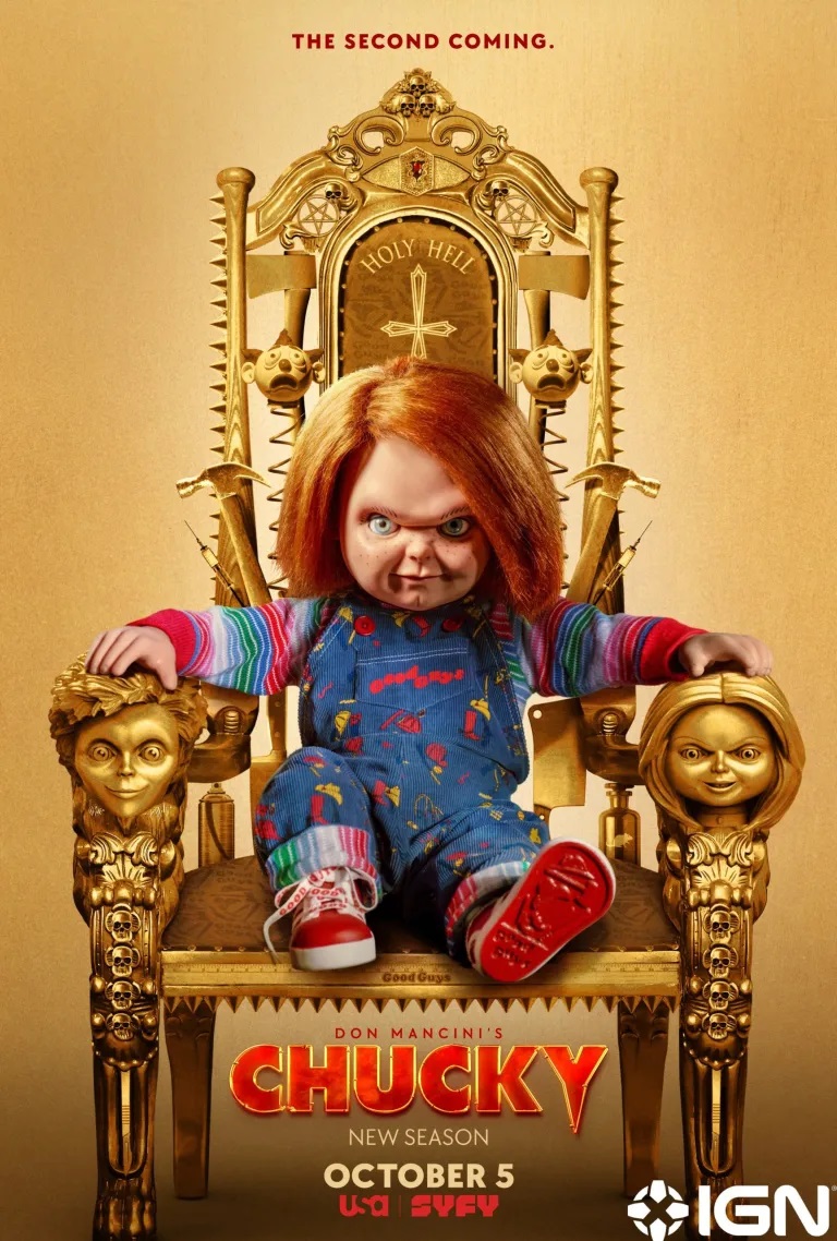 Pôster oficial da 2ª temporada de Chucky (Divulgação)