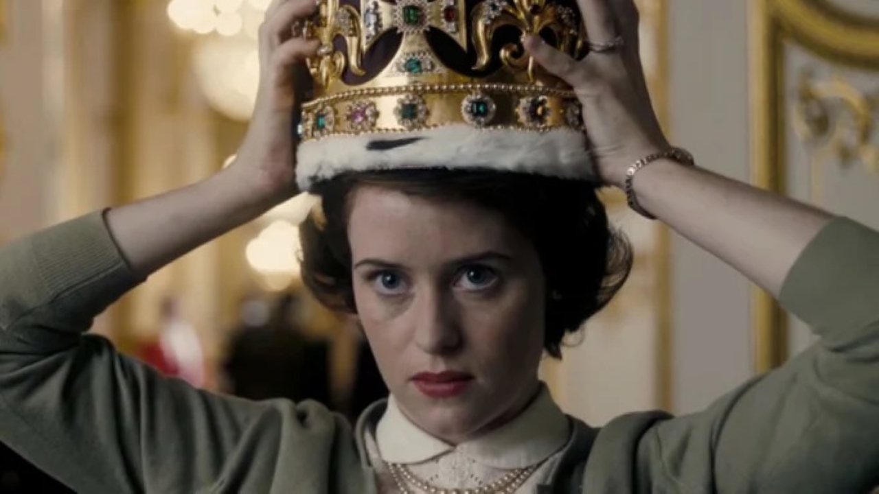 Elizabeth II (Claire Foy) em The Crown (Reprodução / Netflix)