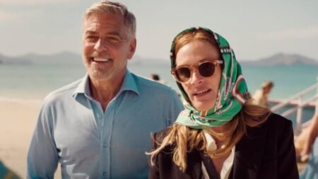 Por que George Clooney e Julia Roberts combinaram de nunca namorar? Julia Roberts e George Clooney em Ingresso para o Paraíso (Reprodução)
