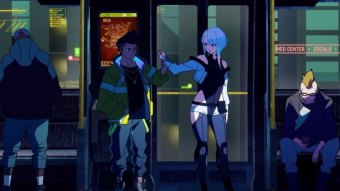 David Joseph Martinez e Aoi Yûki em Cyberpunk: Mercenários (Reprodução / Netflix)