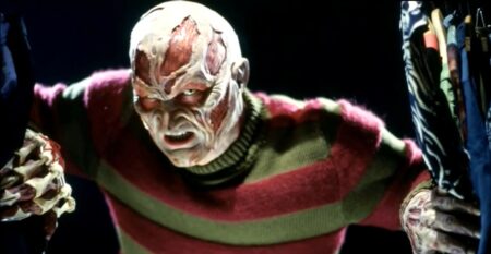 Como Freddy Krueger foi o “pai” da franquia Pânico? Robert Englund é Freddy Krueger em A Hora do Pesadelo 7 (Reprodução)