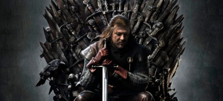 Sean Bean como Eddard Stark em Game of Thrones