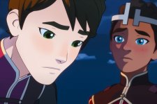 Callum e Ezran em O Príncipe Dragão (Reprodução / Netflix)