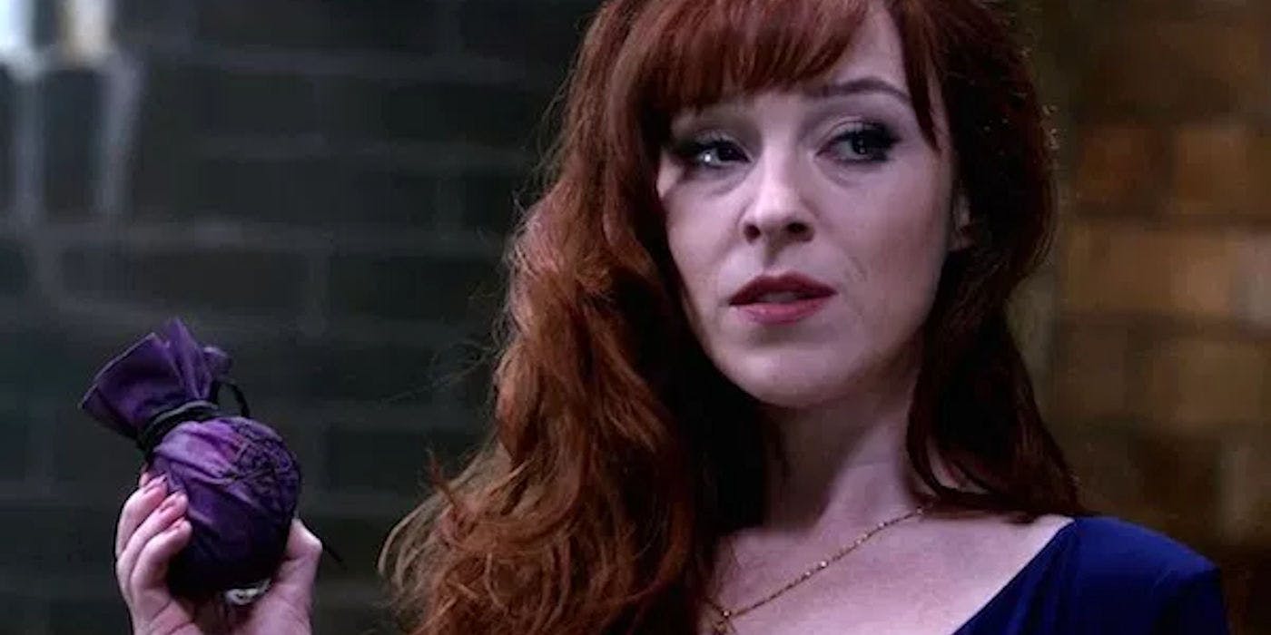 Rowena MacLeod (Ruth Connell) em Supernatural (Reprodução)