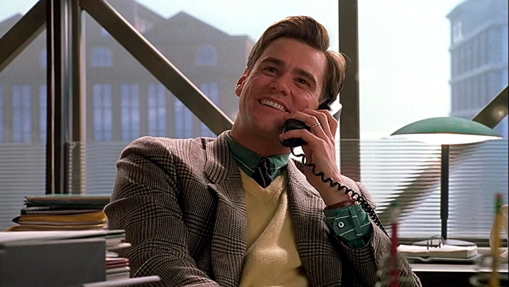 Jim Carrey como Truman em O Show de Truman