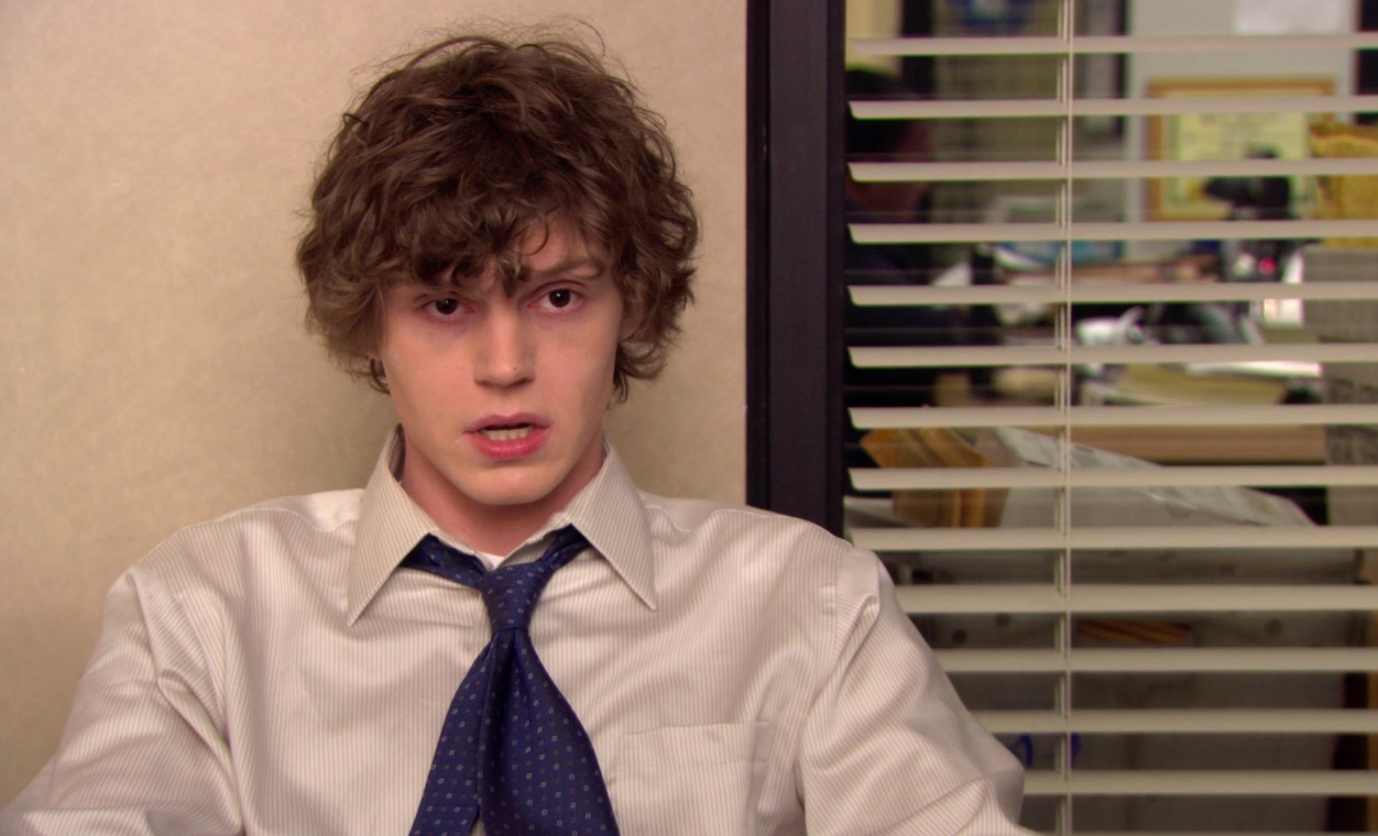 Evan Peters já esteve em The Office e você não percebeu 3 Evan Peters como Luke Cooper em The Office