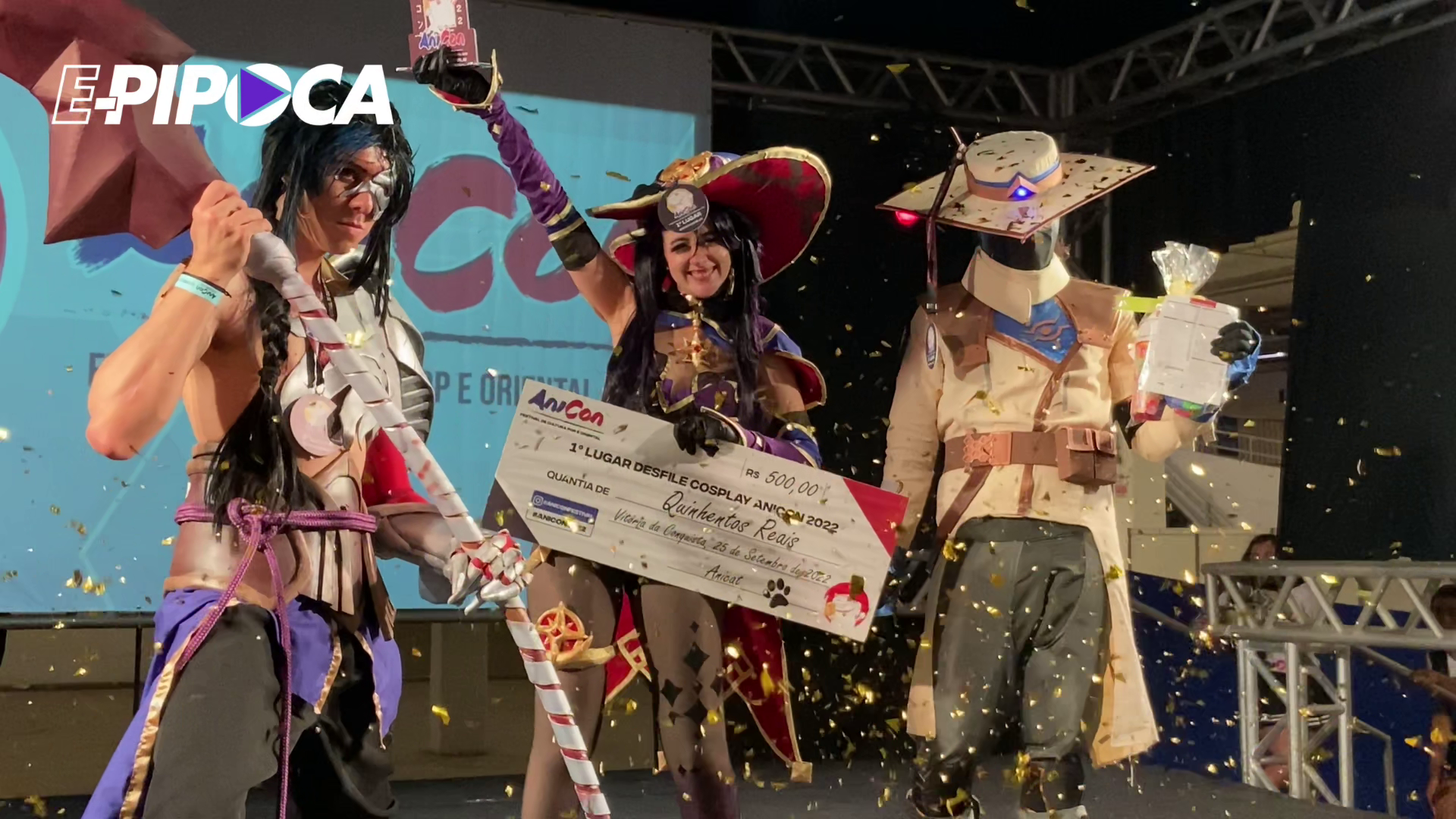 Cobertura especial: Confira tudo que rolou na Anicon 2022 3 Vencedores do concurso Cosplay Desfile do Anicon 2022