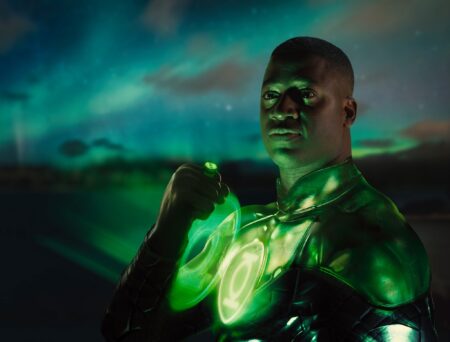 Wayne T. Carr como o Lanterna Verde em cena deletada de Liga da Justiça de Zack Snyder
