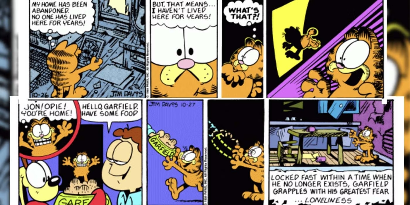 Tirinha do Garfield 