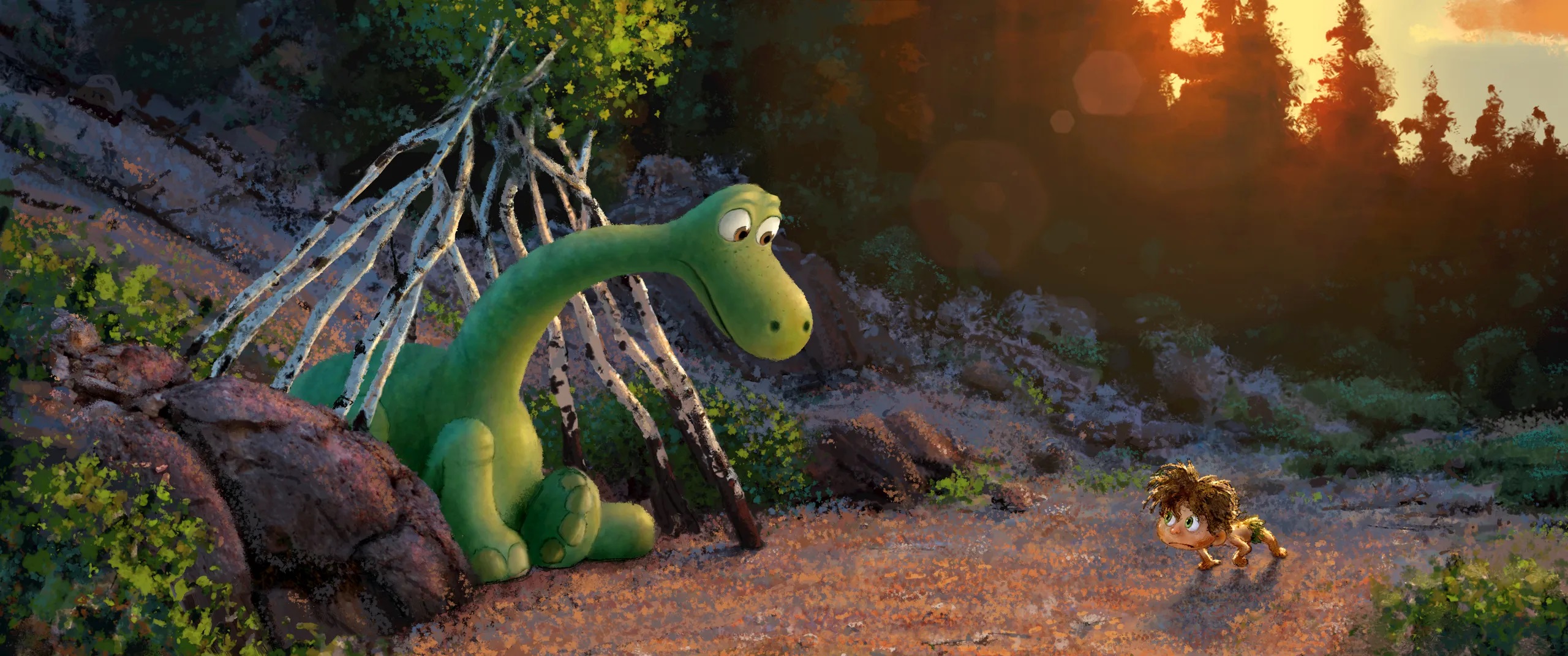Pixar já teve grande fracasso nos cinemas e menor bilheteria de sua história 3 Cena de O Bom Dinossauro