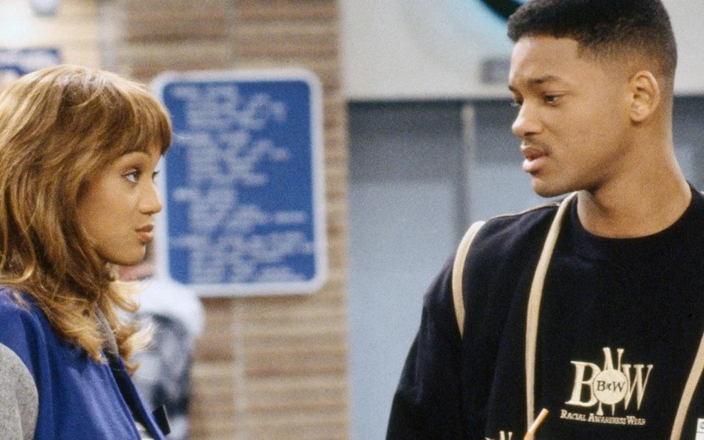 Nia Long como Lisa e Will Smith como Will em Um Maluco no Pedaço (Reprodução)