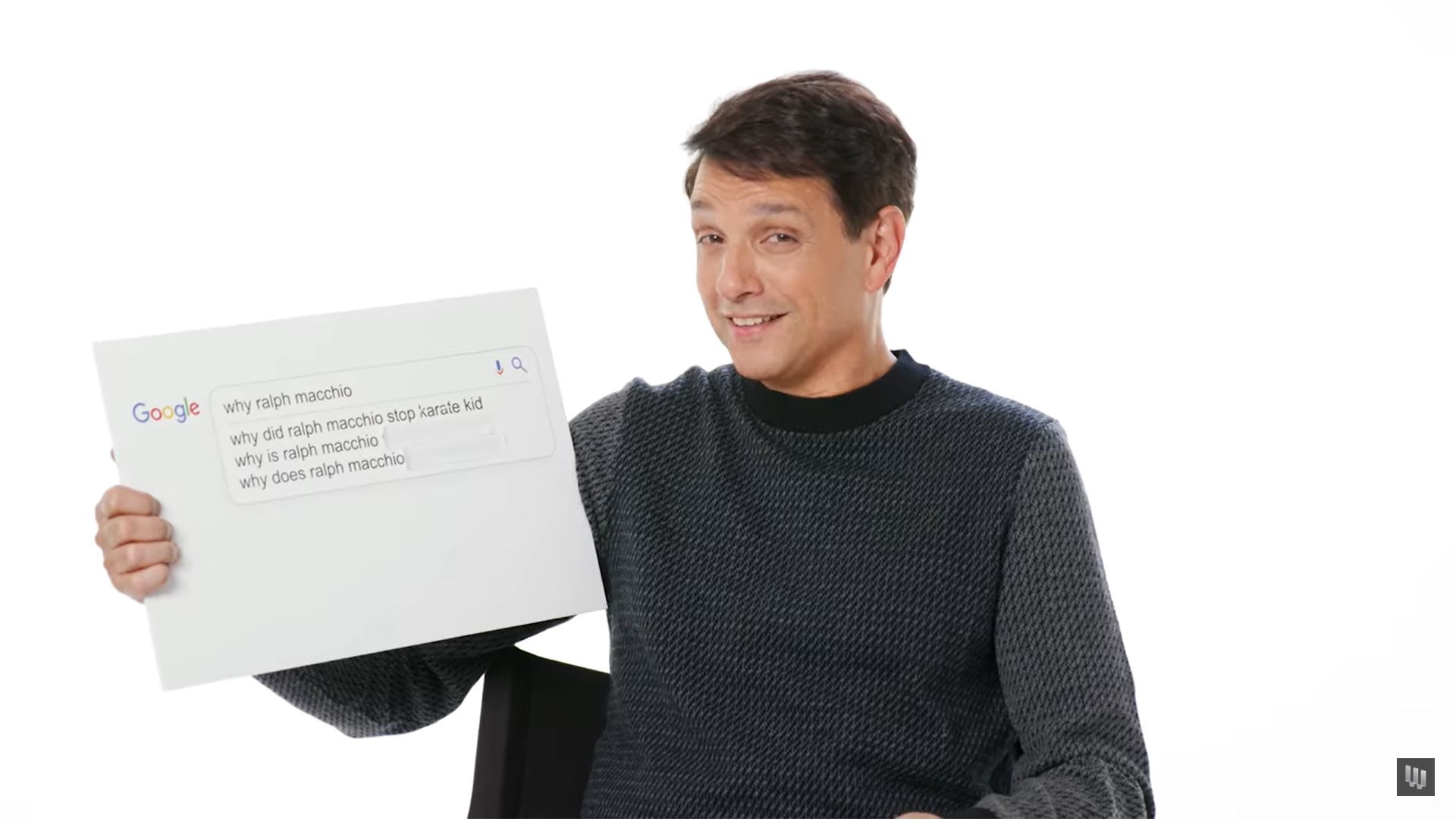 Astro de Karatê Kid 'pagou língua' ao fazer afirmação sobre personagem 2 Ralph Macchio responde perguntas para a revista Wired
