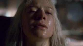 Rhaenyra Targaryen (Emma D'Arcy) em A Casa do Dragão