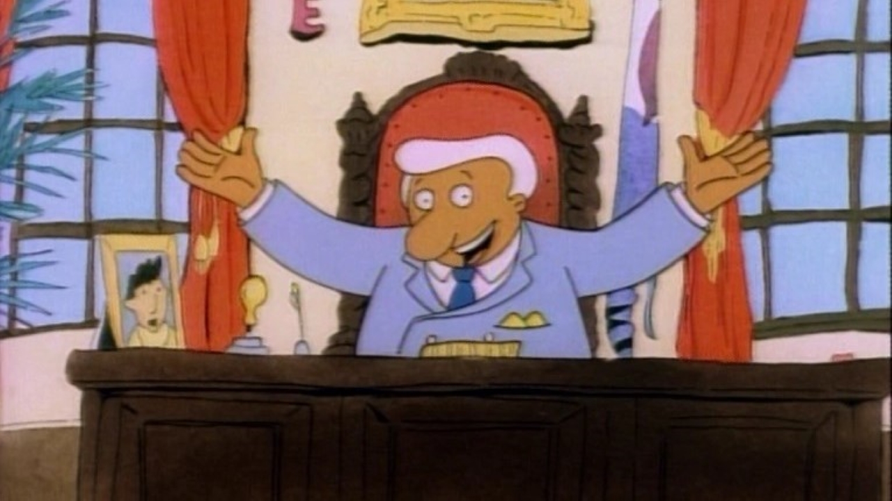 Dia de Eleição! Relembre os políticos e governantes dos desenhos animados 6 Robert "Bob" White em Doug (Reprodução / Nickelodeon)