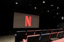 Sala de exibição da Netflix em Singapura