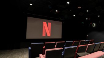 Sala de exibição da Netflix em Singapura