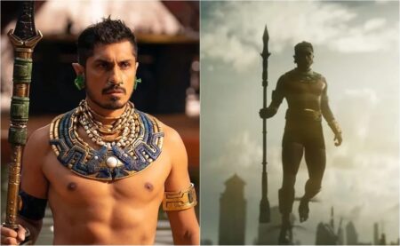 Tenoch Huerta como Namor em Wakanda Forever(Montagem Reprodução)