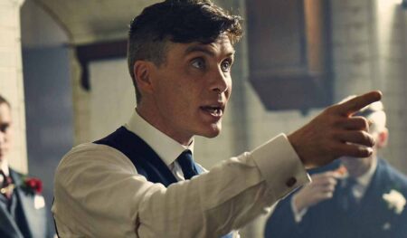 Cillian Murphy como Tommy Shelby em Peaky Blinders